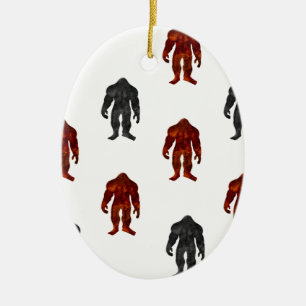 Bigfoot Ceramic Tree Decoration