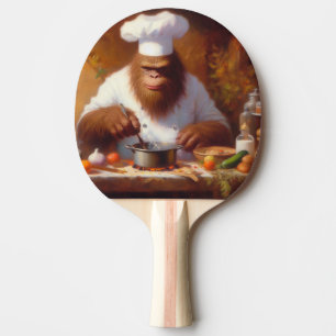 Bigfoot Chef Ping Pong Paddle