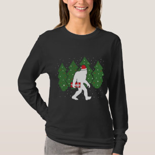 Bigfoot Christmas Funny Sasquatch T-Shirt