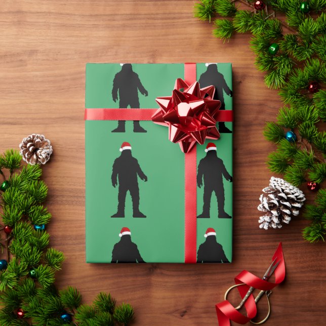 BIGFOOT CHRISTMAS  WRAPPING PAPER (Holiday Gift)