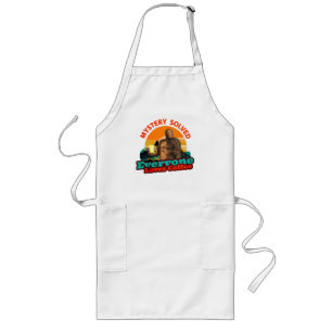 Bigfoot Coffee Mystery Solved Humour Long Apron