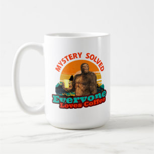 Bigfoot Coffee Mystery Solved Humour Mug