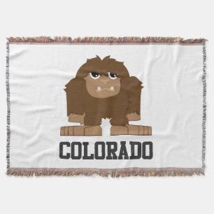 Bigfoot Colorado Throw Blanket
