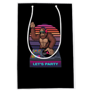 bigfoot cool play dj medium gift bag