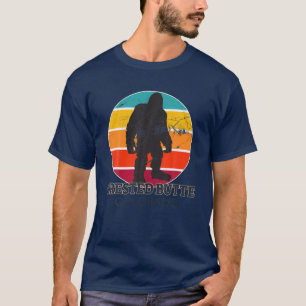 Bigfoot Crested Butte Colorado Sasquatch Retro T-Shirt