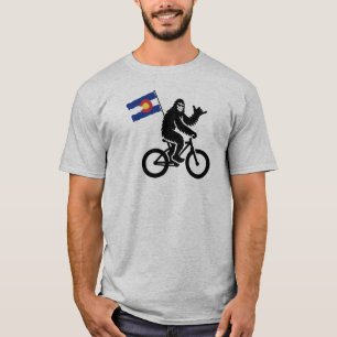 Bigfoot Cycling Colorado Flag T-Shirt