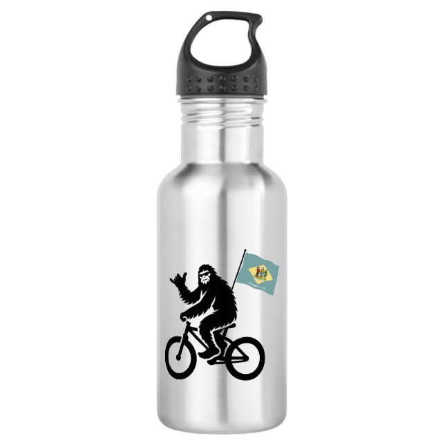 Bigfoot Cycling Delaware Flag 532 Ml Water Bottle (Front)