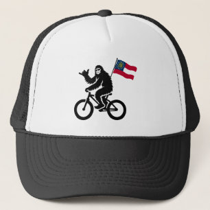 Bigfoot Cycling Georgia Flag Trucker Hat