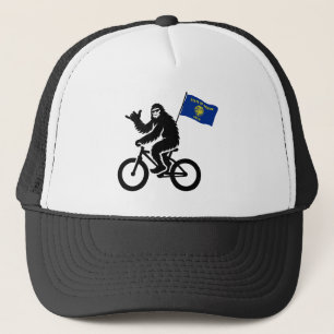 Bigfoot Cycling Oregon Flag Trucker Hat