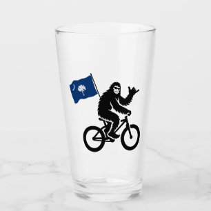 Bigfoot Cycling South Carolina Flag Glass