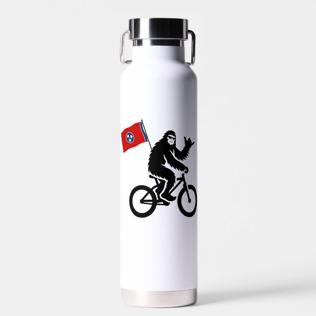 Bigfoot Cycling Tennessee Flag Water Bottle (Front)