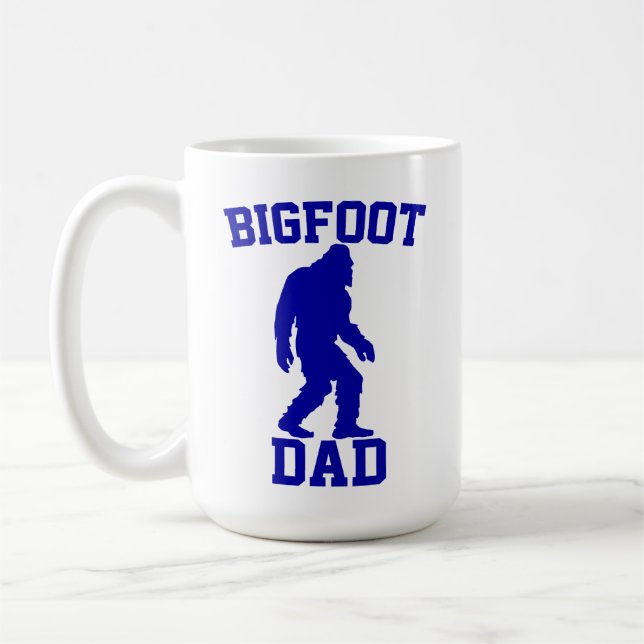 Bigfoot Dad - Funny Bigfoot Coffee Mug (Left)