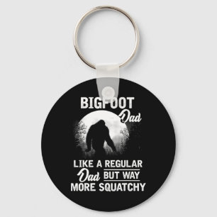 Bigfoot Dad Funny Sasquatch Bigfoot Fathers Day Gi Key Ring