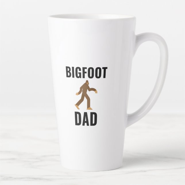 Bigfoot dad latte mug (Right)