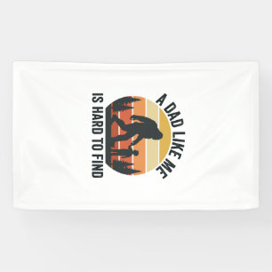 Bigfoot Dad Like Me Is Hard to Find Vintage Shirt_ Banner