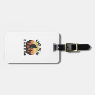 Bigfoot Dad Like Me Is Hard to Find Vintage Shirt_ Luggage Tag
