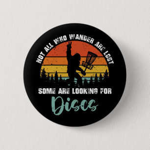 Bigfoot Disc Golf Big Foot Sasquatch Gifts For Men 6 Cm Round Badge