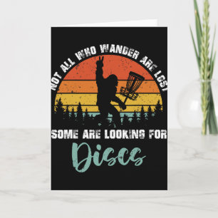 Bigfoot Disc Golf Big Foot Sasquatch Gifts For Men Card