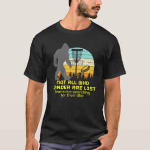 Bigfoot Disc Golf Sasquatch Chain Tosser Funny Big T-Shirt
