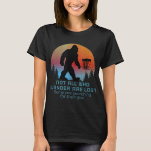 Bigfoot Disc Golf Sasquatch Chain Tosser Funny Big T-Shirt