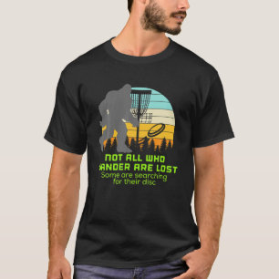 Bigfoot Disc Golf Sasquatch Chain Tosser Funny Big T-Shirt