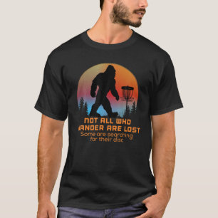 Bigfoot Disc Golf Sasquatch Chain Tosser Funny Big T-Shirt