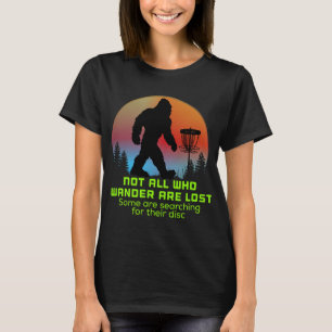 Bigfoot Disc Golf Sasquatch Chain Tosser Funny Big T-Shirt