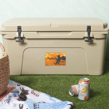 Bigfoot Dock Fishing Sunset Lake 