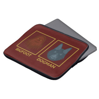 Bigfoot & Dogman Laptop Sleeve 13-Inch