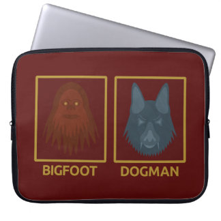 Bigfoot & Dogman Laptop Sleeve 15-Inch