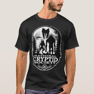Bigfoot Dogman Mothman Ufo National Cryptid T-Shirt