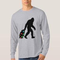 Bigfoot Dragging Christmas Tree