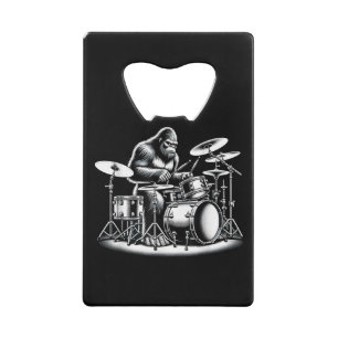 Bigfoot Drummer Sasquatch Playing Drums Musician B