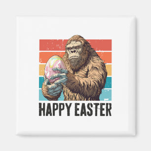 Bigfoot Easter Egg Happy Easter Day Bigfoot Lover Magnet