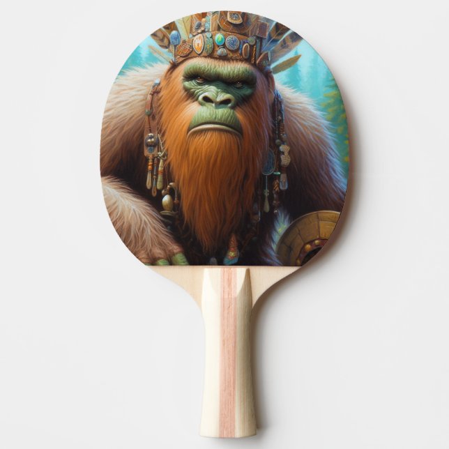 Bigfoot Eco Warrior Ping Pong Paddle (Front)