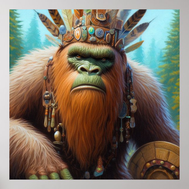 Bigfoot Eco Warrior Poster (Front)