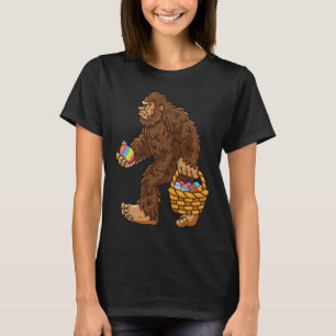 Bigfoot Egg Easter Day Boys Girls Kids Fun Sasquat T-Shirt