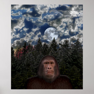Bigfoot Encounter - Re-Sizeable Poster