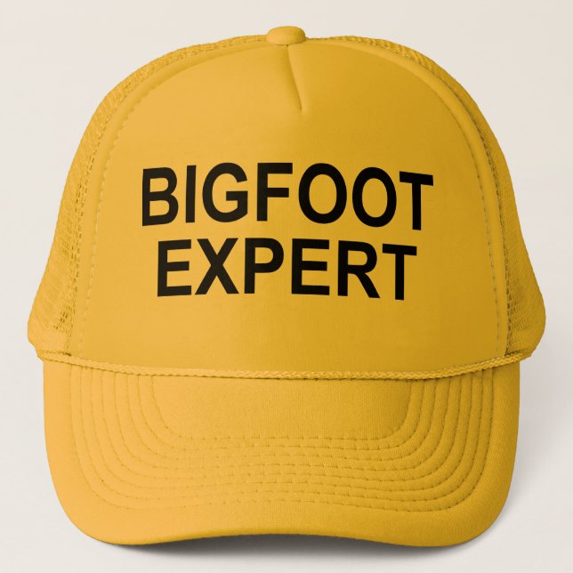 "Bigfoot Expert" Hat (Front)