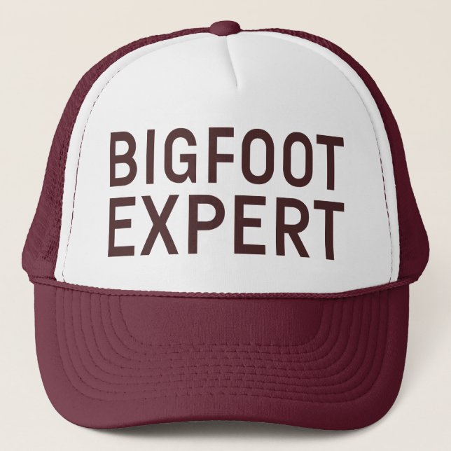 BIGFOOT EXPERT slogan hat (Front)