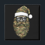 Bigfoot Face Sungles Santa Christmas Camo Xmas Sas Magnet<br><div class="desc">Bigfoot Face Sungles Santa Christmas Camo Xmas Sasquatch</div>