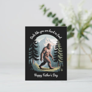 Bigfoot Father's Day Sasquatch Funny Dad Holiday Card