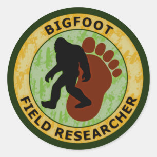 Bigfoot Field Researcher Classic Round Sticker