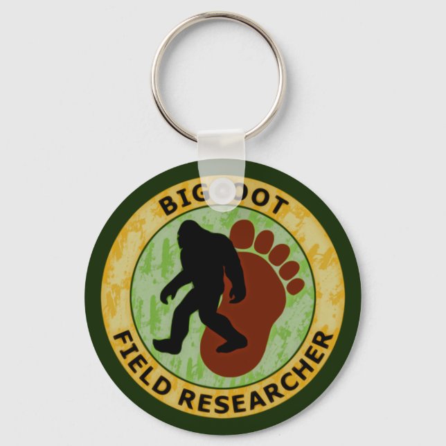 Bigfoot Field Researcher Key Ring (Front)