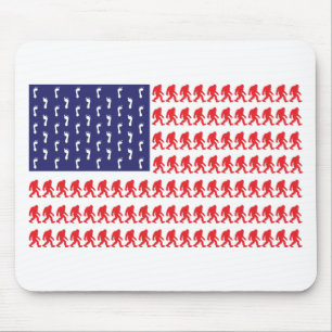 Bigfoot-Flag-- Mouse Pad