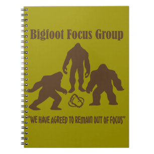 Bigfoot Focus Group.  Meeting of the minds. Notebook