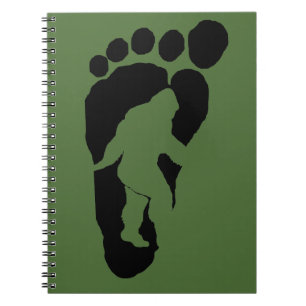 Bigfoot footprint notebook