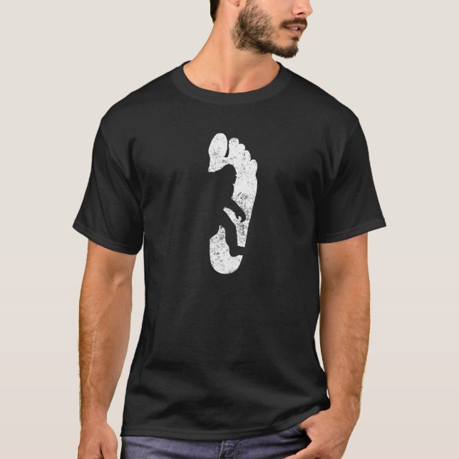 Bigfoot Footprint T-Shirt (Front)
