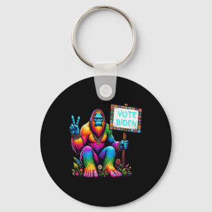 Bigfoot For Biden Kamala Harris 47 47th President Key Ring