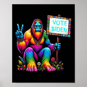 Bigfoot For Biden Kamala Harris 47 47th President Poster